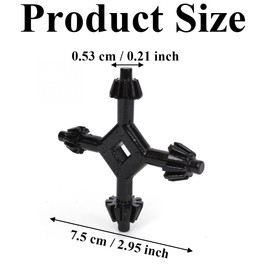 mkemka 4 in 1 Multifunctional Drill Chuck Key Drill Chucker Tightener Multifunctional Steel Universal Drills Chuck Key Holder for Tightening and Loosening Chuck Universal Chuck Key