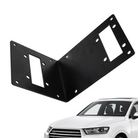 Kettion L-Shaped Mount Bracket, Parking Heater Mounting Bracket, Compatible with Eberspacher, Webasto, Chinese Diesel Heaters, Black Stainless Steel Floor Mount for Cars, SUVs, RV, Large Vehicles