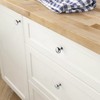 Furniware 12 Pack Cabinet Hardware Knobs, Kitchen Door Cabinet Brushed