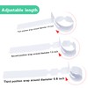 KINGLAKE 200 Pcs White Plastic Plant Tree Tags Nursery Garden
