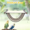 Roczential Suspended Hammock Plush Shed Swing Cave Cabin, Warm Bird
