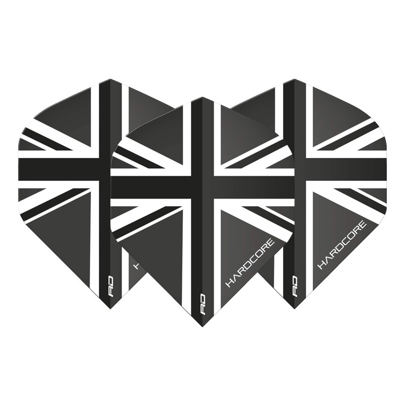 RED DRAGON Hardcore XT Black Union Jack Extra Thick Standard