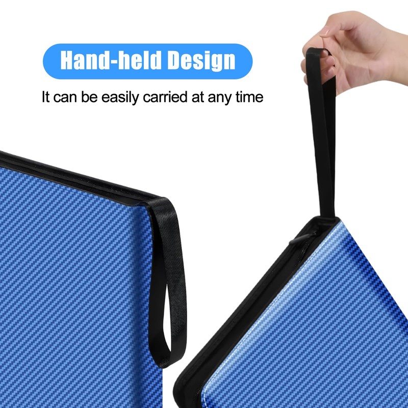 eTone Film Negative Storage Box, PU Leather 3-Ring Binder Album,