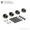 TREAL Brass Wheel Hex Hubs Adaptors Extended Hub for Axial
