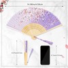 iPihsius Folding Fan, Slik Folding Hand fan with First Layer
