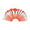 The Neon Orange 24 pc Brush Set.
