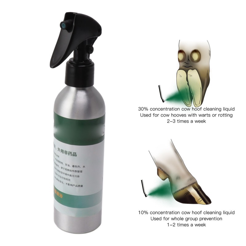 200ML Cow Hoof Cleaner Cleaning Liquid Cow Hoof Bath Solution