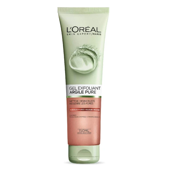 L'Oreal Paris Skincare Pure-Clay Facial Cleanser with Red Algae for