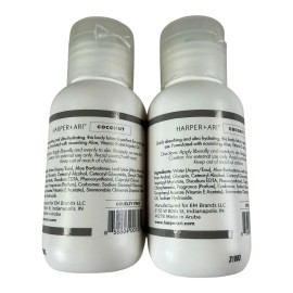 Harper + Ari Rare Harper + Ari COCONUT Moisturizing Lotion ( 2 Pack) 2 fl oz each New