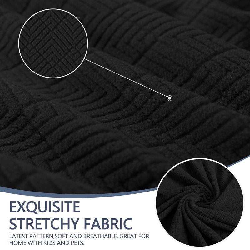 JIVINER Stretch Sofa Covers 1 Piece Couch Covers for 3