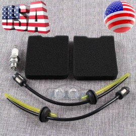 realray New Tune Up Air Filter Fuel Line Kit For HUSQVARNA 145BT 155BT 145BF #53100443