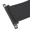 PCIE4.0 X16 Riser Cable 9.8in Length Right Angle High Speed