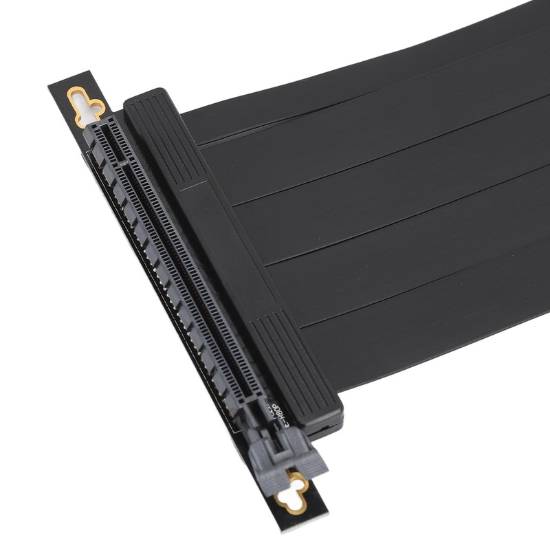 PCIE4.0 X16 Riser Cable 9.8in Length Right Angle High Speed