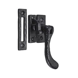 Old Hill Ironworks 58mm x 24mm Antique Bulb End Reversible Casement Fastener - Black