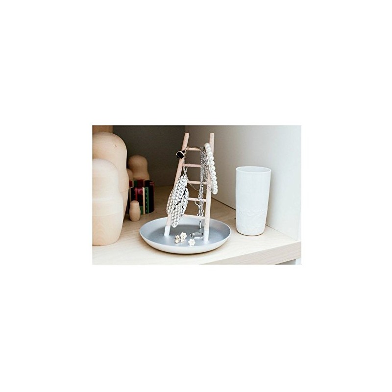 Kikkerland Jewellery Holder Ladder, Silver