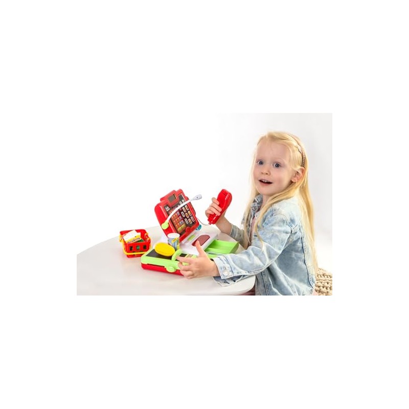 SpielMaus Kitchen Touchscreen Cash Register with Accessories