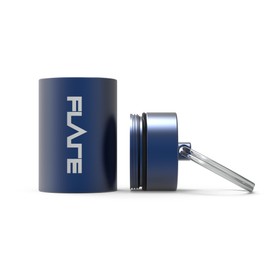 FLARE AUDIO Large Capsule Blue - Tough Lightweight Aluminium, Water-proof, Keychain