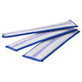 vhbw Set of 3 Cleaning Cloths (microfibre pad) Tiles for Thomas Multi Clean X10 Parquet Aqua+, X7 Aqua+