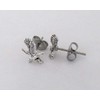 New Sterling Silver 11mm Eagle with Hypo-Allergenic Post Stud Earrings