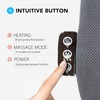 AmaMedic AM10027 Back Massage Pad, Dual Massage Heads, Intuitive Button,