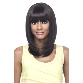 Amore Mio AW-ONIKA (1B Off Black) Synthetic Heat Resistant Fiber Full Wig