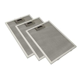 Range Hood Grease Filter Three Pack Compatible with GE Model Numbers UVW8301SL1SS, UVW8301SL2SS