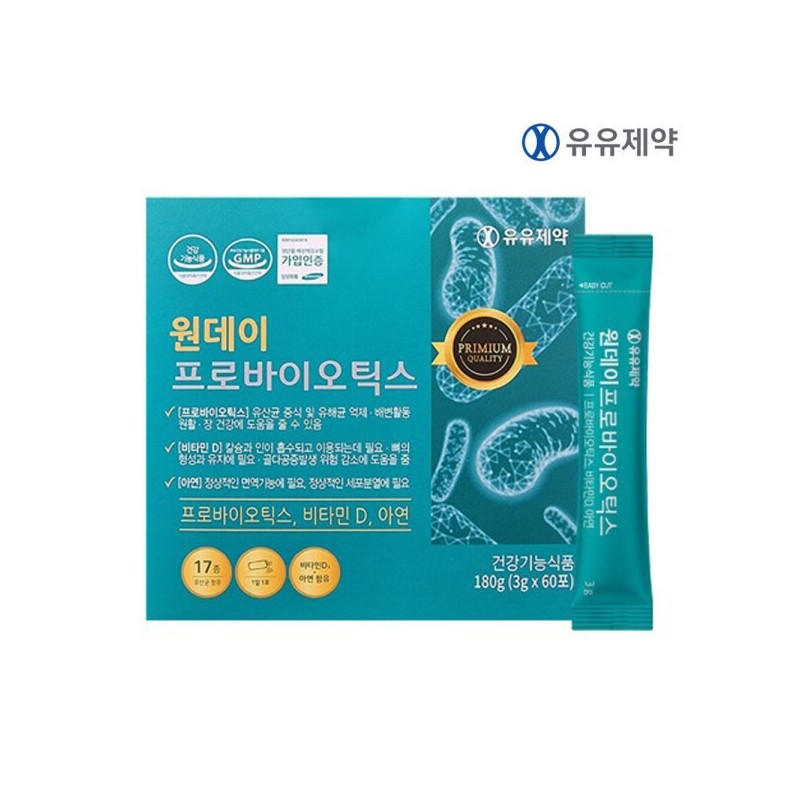 One Day Probiotics Post Live Lactic Acid Bacteria 60 Packets