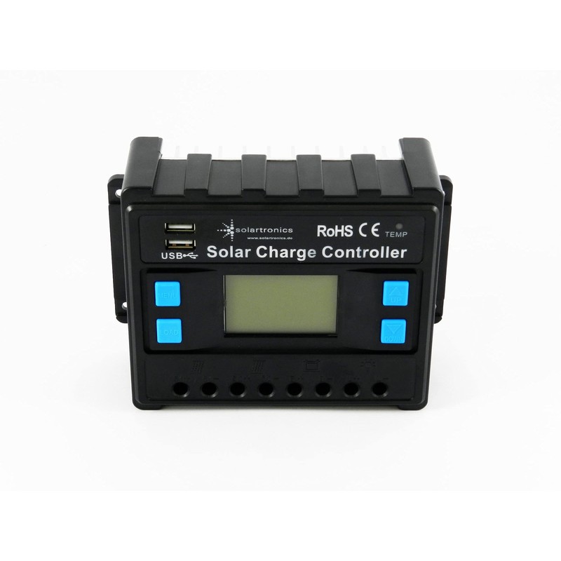 solartronics Charge Controller 12V/24V Blue 20A 30A 40A 50A 60A