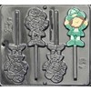 Leprechaun Lollipop Chocolate Candy Mold Saint Patricks Day 4007