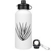 600ml 'Aloe Vera Plant' Reusable Water/Drinks Bottle (WT00083362)