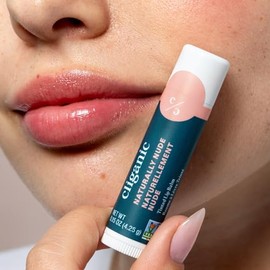 Cliganic Set de Bálsamos Labiales con Color en Coral, Rosa, Nude y Rojo | Con vitamina E, cera de abeja y aceite de oliva; deja un tono sutil que se p