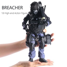 YEIBOBO ! Highly Detail Special Forces 12inch Action Figure SWAT Team (BREACHER)