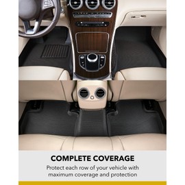 3D MAXpider Custom Fit Kagu Floor Mat (Black) Compatible with Lexus Nx 2022-2025 - Front Row