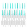 400PCS Interdental Brushes Double-ended Silicone Toothpick Dual-ended Dental Floss Pick