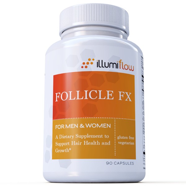 illumiflow Hair Growth Vitamins, Block DHT and Nourish Follicles, 15