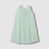 JAJU Soft Seersucker Sleeveless Pajama Dress_Mint