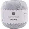 Rico Design Essentials Crochet, 100 Percent Cotton, Blue