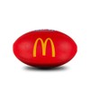Sherrin AFL Replica All Surface Football, Red, Size 1