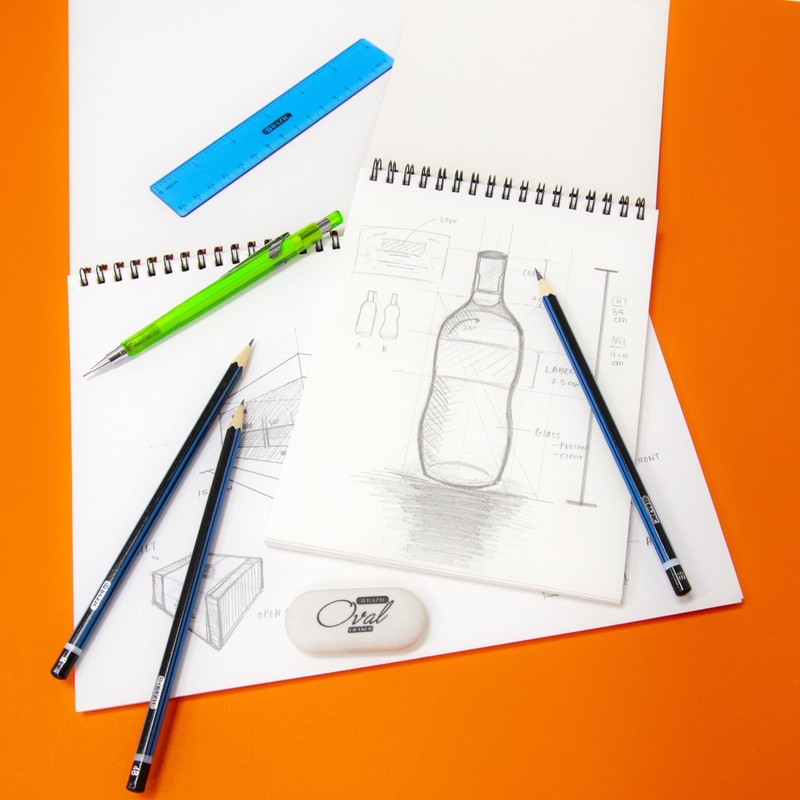 BAZIC Products Plastic Ruler 6" (15cm), Inches Centimeter Metric Measuring