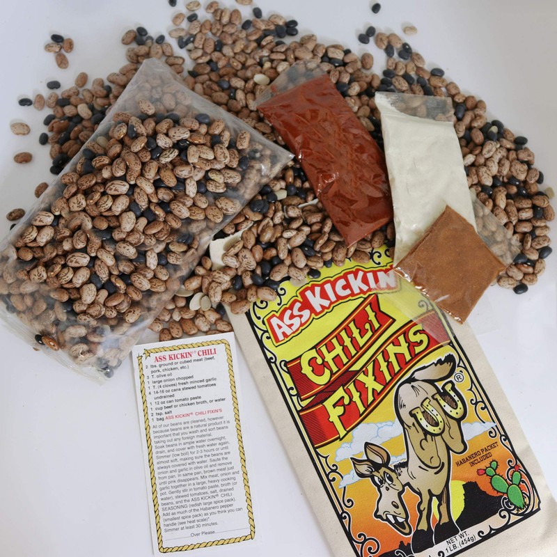 ASS KICKIN' Chili Fixins - 1 Pack 16oz. - Premium