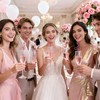 12PCS Love Word-Shaped Plastic Drinking Straws for Bachelorette Decor
