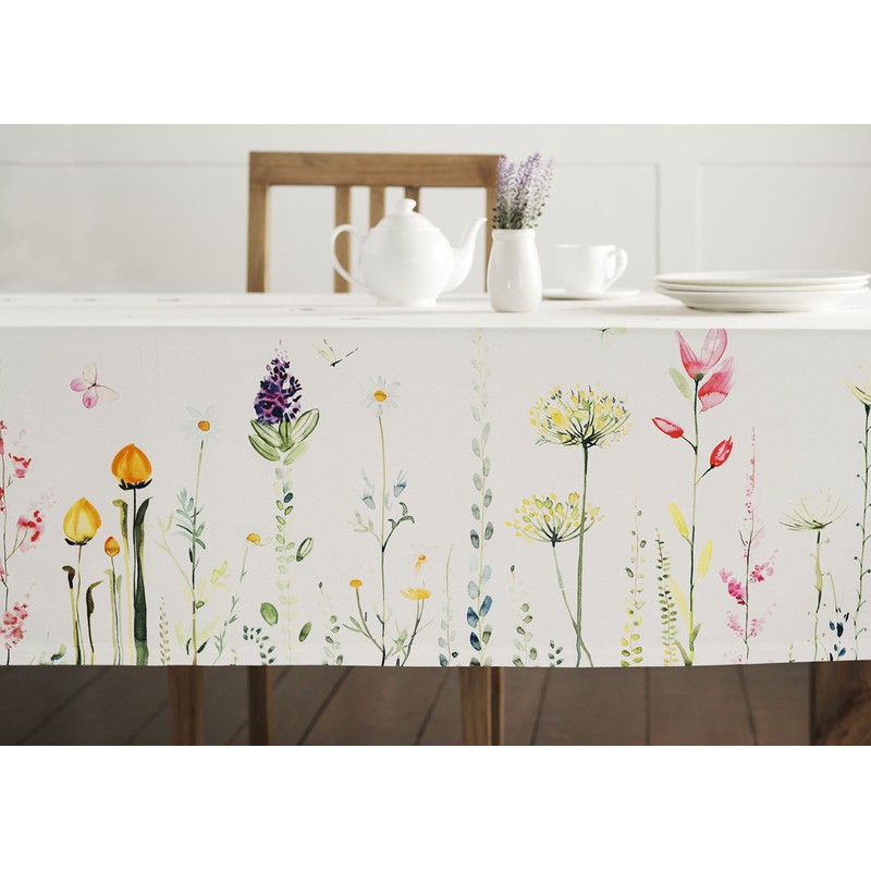 Maison d'Hermine Tablecloth, 100% Cotton, 160 cm x 220 cm,