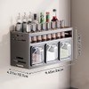 ANQIA Kitchen Spice Rack Wall Mount Hanging Seasoning Box Over