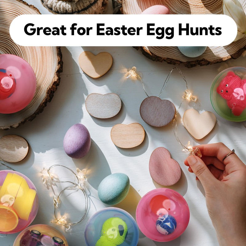 Capsule Vending Machine Semitransparent Round Capsules Empty 25 pcs 2.6