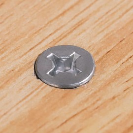 Glvaner #14 x 1-1/4 inch Flat Head Wood Screws Sheet Metal Screw 50 pcs 304 Stainless Steel 18-8 Self Tapping Screw