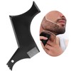Beard Styling Comb Beard Shaping Tools, Beard Styling Black Plastics