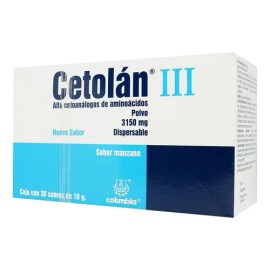 Cetolán Iii Polvo Sabor Manzana, 30 Sobres
