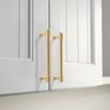 khtumeware 2 Pack Brushed Brass Cabinet Pulls 10 Inch(256mm) Center