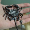 Fyne-Finds Metal Crab Hook Rustic Vintage Nautical Leads Coat Keys