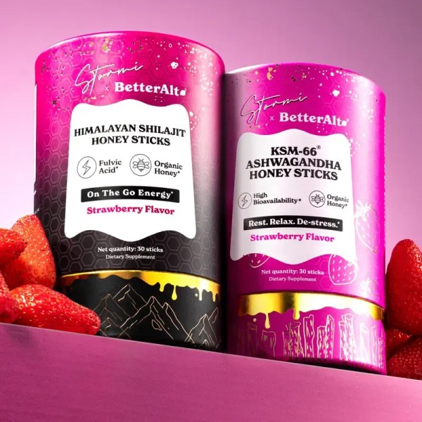 Stormi x BetterAlt De-stress & Energy Kit (Strawberry) | Himalayan